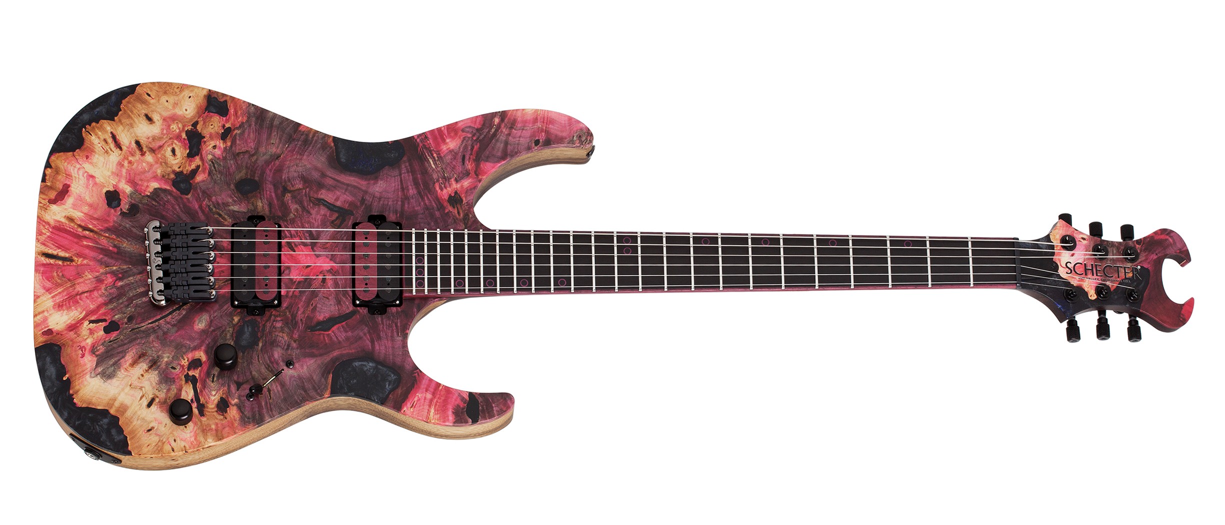 sahana guitars buckeye burl